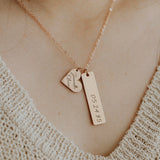 Engraved Name Necklace for Her, Personalized Gift for Girlfriend, Mother, Friend