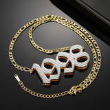Double Layer Birth Year Lucky Number Necklace