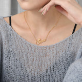 Crown Nameplate Choker Necklace Stainless Steel