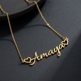 Custom Initial Stainless Steel Choker