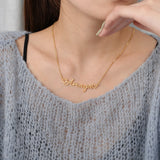 Custom Initial Stainless Steel Choker