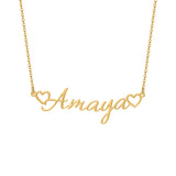 Custom Initial Stainless Steel Choker