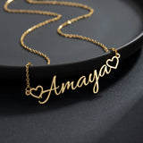 Custom Initial Stainless Steel Choker