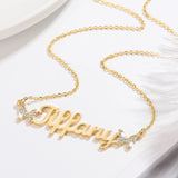 Butterfly Necklace Stainless Steel Name Necklace for Women