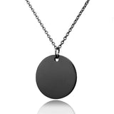 Personalized Stainless Steel Name Necklace Silver Pendant DIY Jewelry