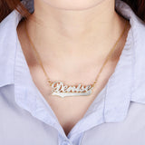 Personalised Stainless Steel Name Necklace Men's Jewelry