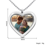 Rectangle Photo Frame Necklace Female