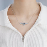Personalized First Name Engraved Necklace with Photo Pendant