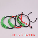 Natural Jadeite Green Money Button Bracelet