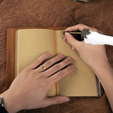 Engraved PU Leather Journal Gift for Son Daughter Dad Mom