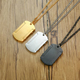 Medical Alarm ID Sign Pendant Stainless Steel Necklace