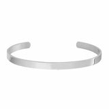 Custom Coordinates Bracelet Stainless Steel Cuff Bangle Bar Necklace