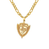 Custom Logo Necklace Stainless Steel Engraved Picture Name Pendant