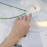 Crown Name Ring Open Ring Jewelry Gift
