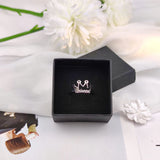 Crown Name Ring Open Ring Jewelry Gift