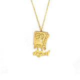 Personalized Name Picture Pendant Stainless Steel Necklace