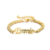 Custom Stainless Steel Cuban Name Bracelet for Men Women