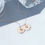 Custom Stainless Steel Round Pendant Necklace