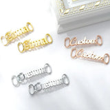 Custom Stainless Steel Shoe Buckle Sneaker Label