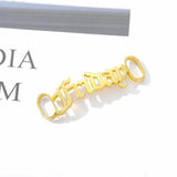 Custom Stainless Steel Shoe Buckle Sneaker Label