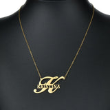 Personalized Name Necklace Stainless Choker for Men Women