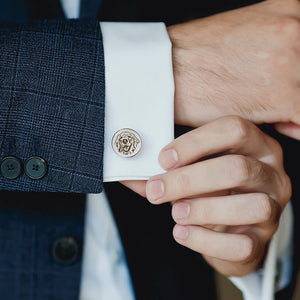 Personalized Pet Portrait Cufflinks for Men - Wedding Accessories