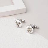 Personalized Pet Portrait Cufflinks for Men - Wedding Accessories