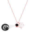 Dog Paws Projection Necklace Pendant Jewelry For Lover Girlfriend