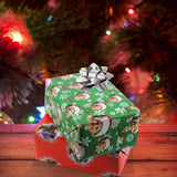 2023 DIY Green Christmas Wrapping Paper Supplies
