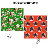 2023 DIY Green Christmas Wrapping Paper Supplies