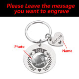 Graduate KeyChains Personalized Name Year For Her Teacher Key Chain