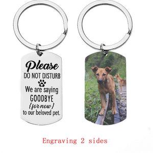 Pet Loss Memorial Keychain - Personalized Pet Remembrance Gift