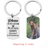 Pet Loss Memorial Keychain - Personalized Pet Remembrance Gift