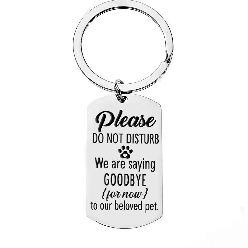 Pet Loss Memorial Keychain - Personalized Pet Remembrance Gift