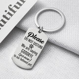 Pet Loss Memorial Keychain - Personalized Pet Remembrance Gift