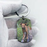 Pet Loss Memorial Keychain - Personalized Pet Remembrance Gift