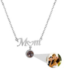 925 Silver Necklace Picture 100 Languages MOM Pendant