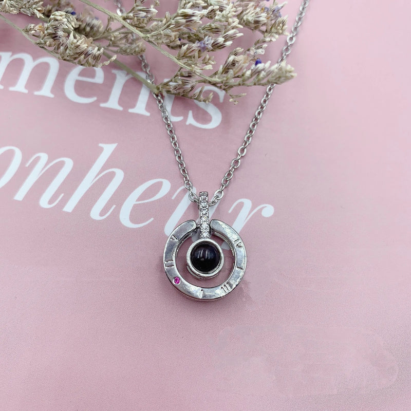 Custom Photo Projection Necklace