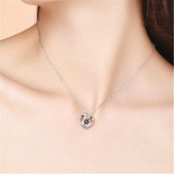 Photo Projection Necklace Personalized Name Memory Jewelry
