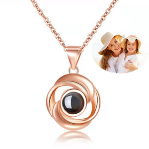 Photo Projection Necklace Mother's Mum Gift Lover Personalized