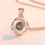 Photo Projection Necklace Mother's Mum Gift Lover Personalized