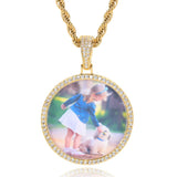 Engraved Name Pendant Necklace for Women Men - Memories Rock Jewelry Gift