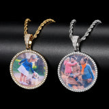 Engraved Name Pendant Necklace for Women Men - Memories Rock Jewelry Gift