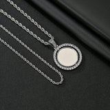 Double-Sided Picture Pendant Necklace Memory Rock Jewelry