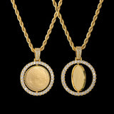Double-Sided Picture Pendant Necklace Memory Rock Jewelry