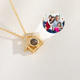 Personalized Photo Name Memory Necklace Birthday Jewelry Gift