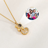 Personalized Photo Name Memory Necklace Birthday Jewelry Gift