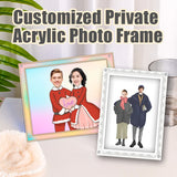Private Acrylic Photo Frame Family Accessories Desk Decoration Room Ornament