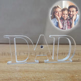 Personalized Photo Projection Acrylic Ornament Fathers Gift