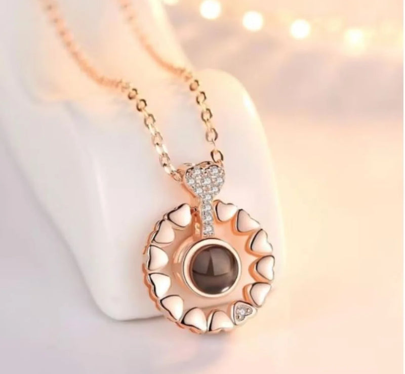 Projection Necklace Mother's Gift Custom Photo Jewelry